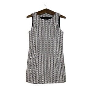 Tart Dinah Sleeveless Geometric Jacquard Print Sheath Dress Size XS